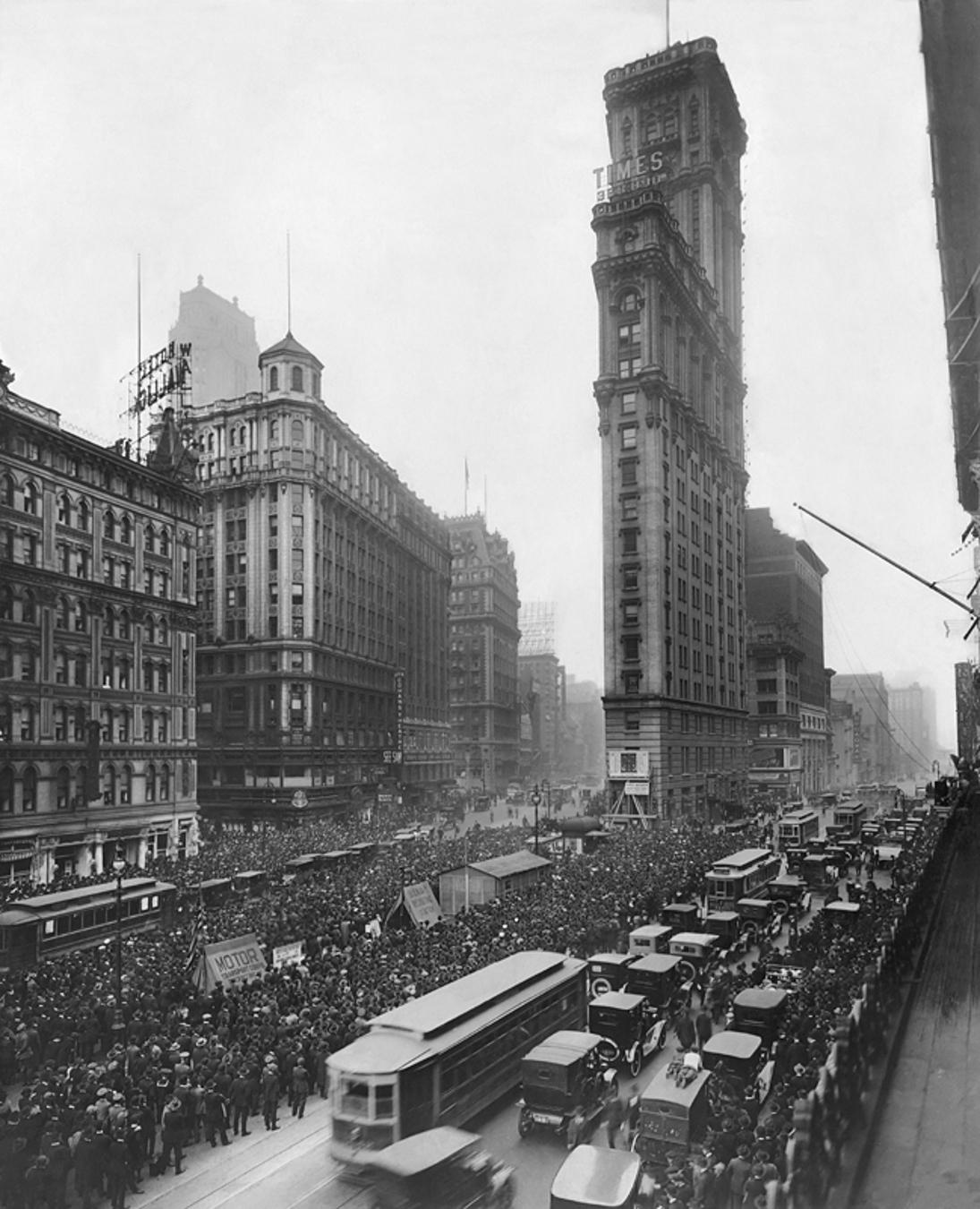 Times Square 1919 New York Nyc Glossy Poster Picture Photo Print Banner  Booma Prints