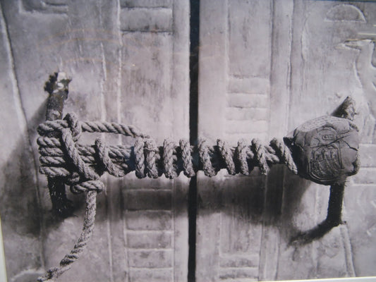 Unbroken Seal King Tut Tomb Glossy Poster Picture Photo Print Banner  Booma Prints