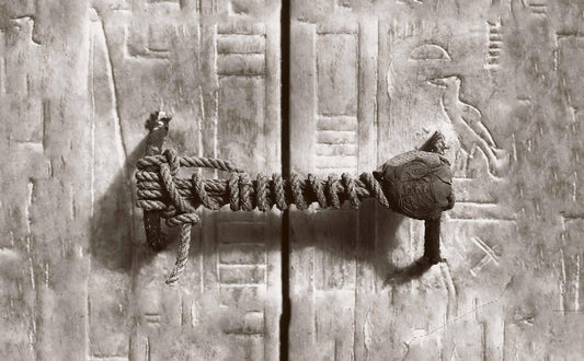 Unbroken Seal King Tut Tomb Egypt Glossy Poster Picture Photo Print Banner  Booma Prints