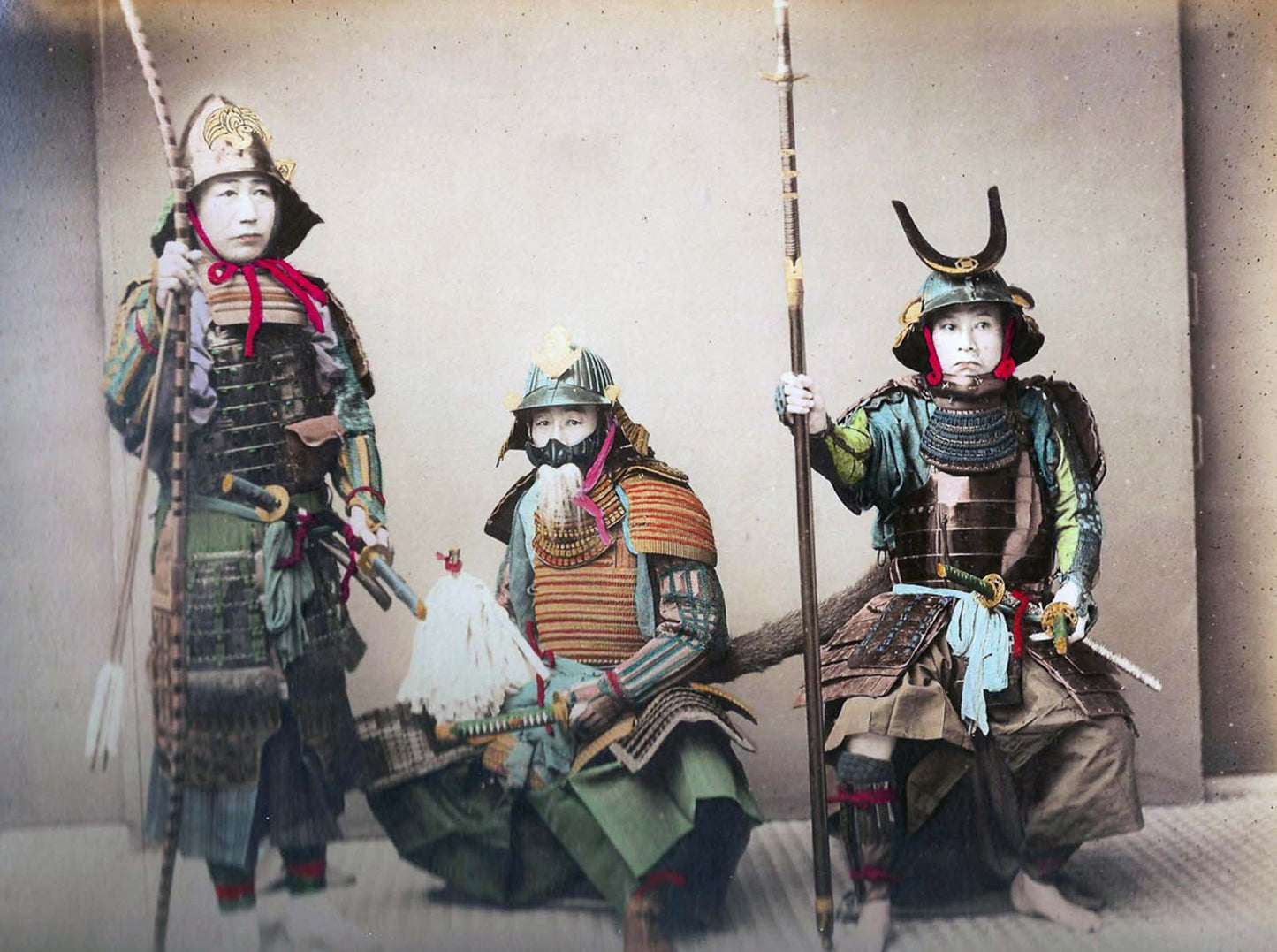 Samurais In Color Japan Glossy Poster Picture Photo Print Banner  Booma Prints
