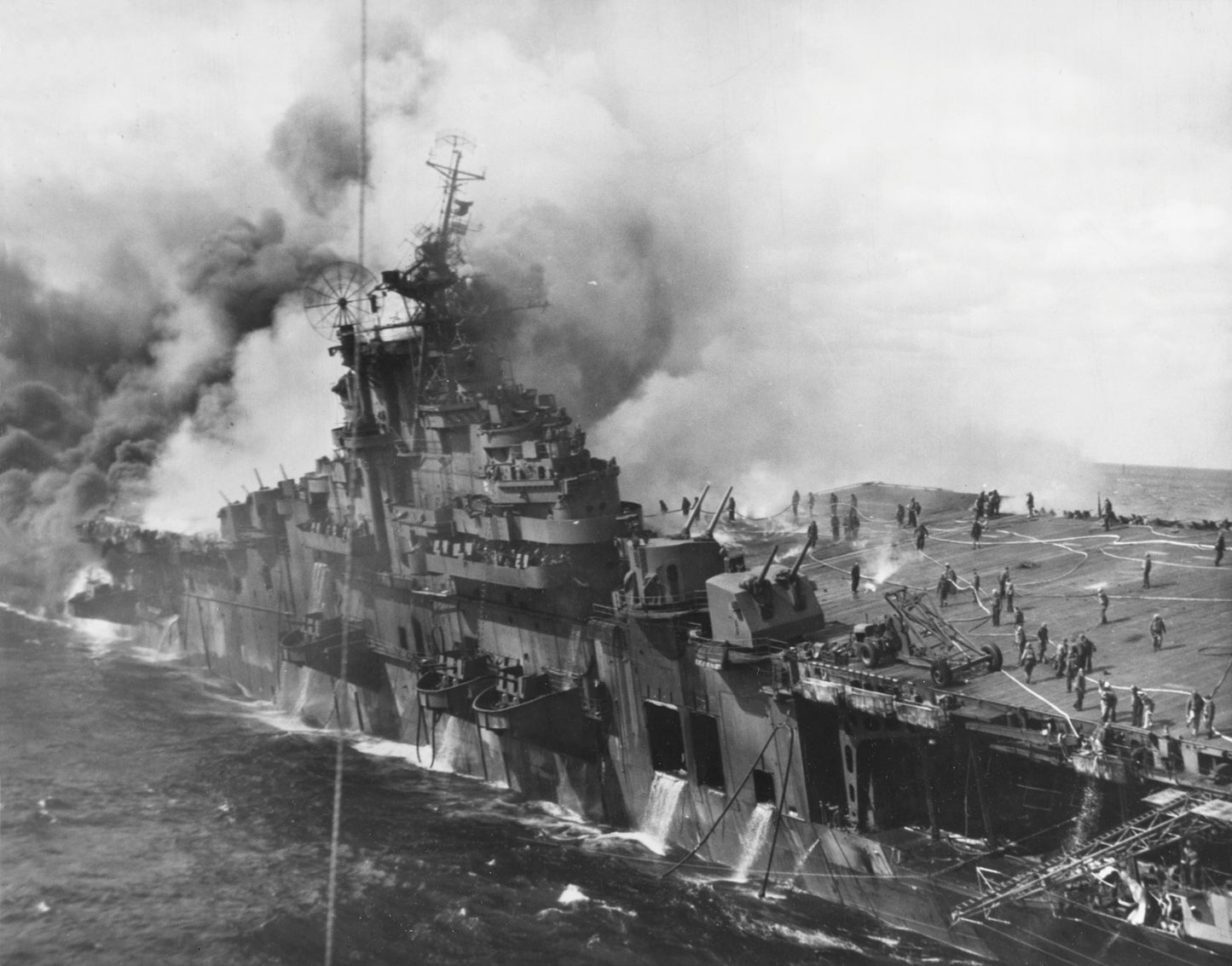 Japanese Air Attack On Kure Glossy Poster Picture Photo Print Banner  Booma Prints