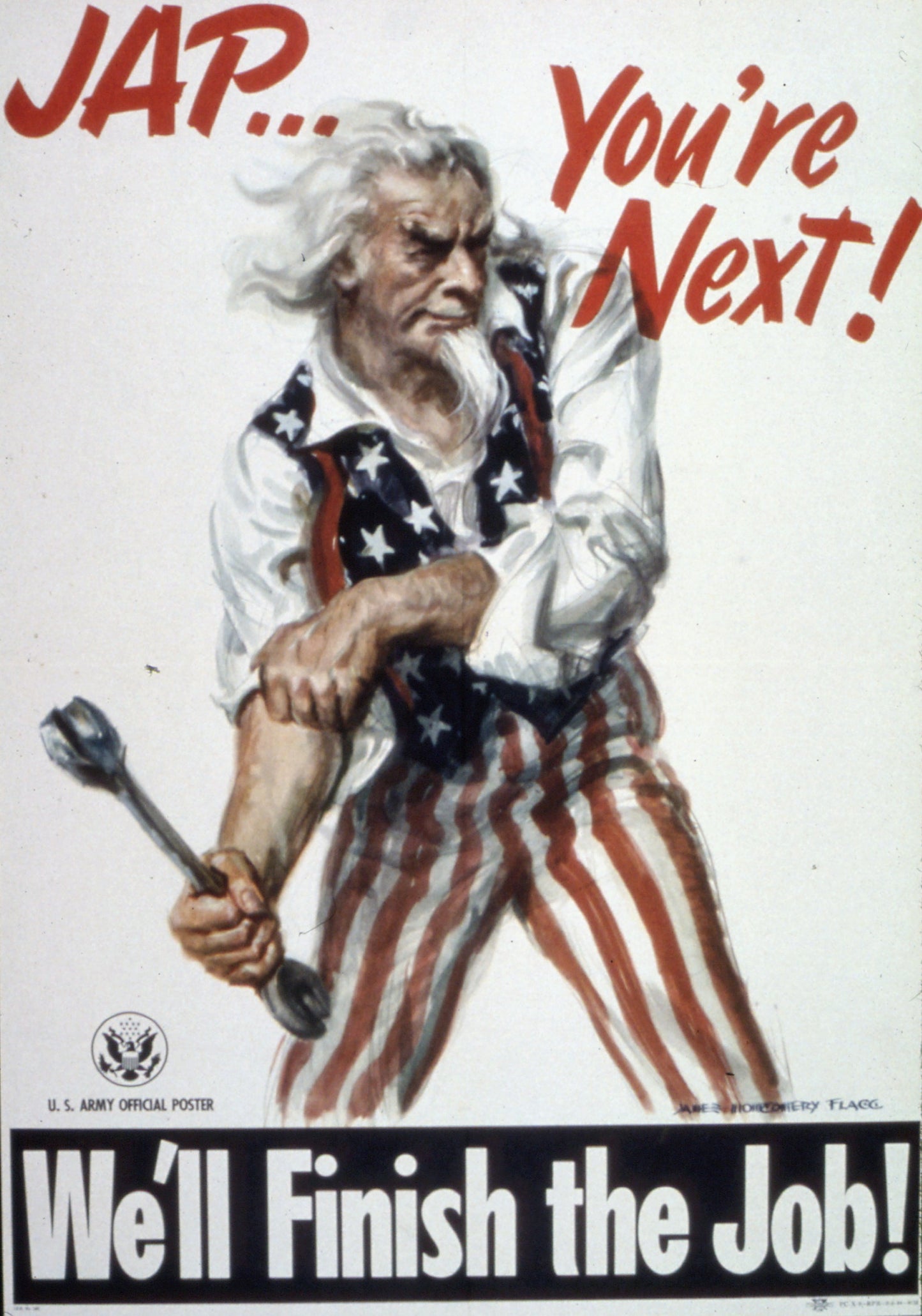 Jap You'Re Next We'Ll Finish Job Ww2 Ad Poster Picture Photo Print Banner  Booma Prints