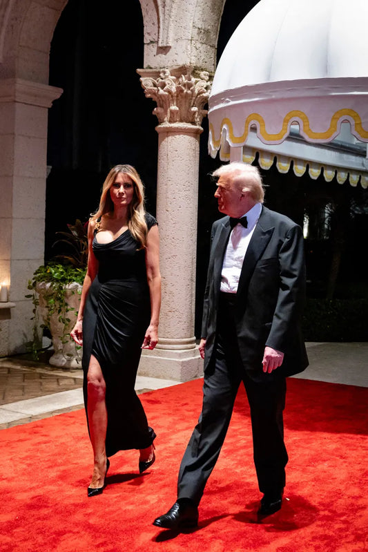 Trump Melania New Years Glossy Poster Picture Photo Print Banner  Booma Prints