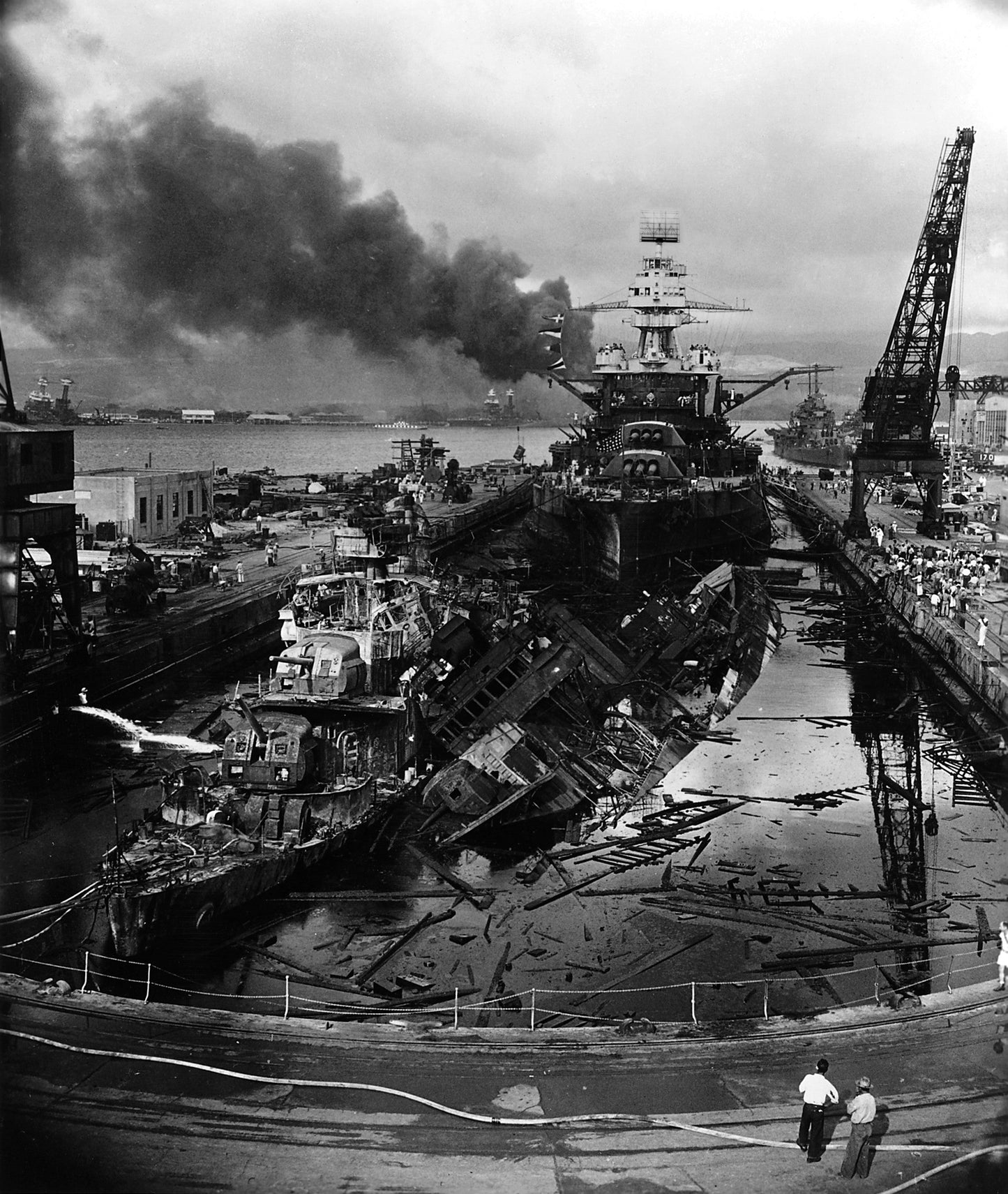 Uss Downes & Pennsylvania Pearl Harbor Poster Picture Photo Print Banner  Booma Prints