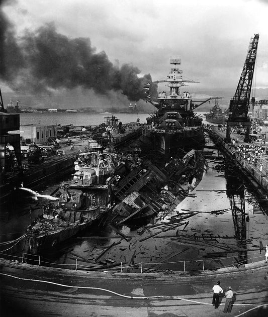 Uss Downes & Pennsylvania Pearl Harbor Poster Picture Photo Print Banner  Booma Prints