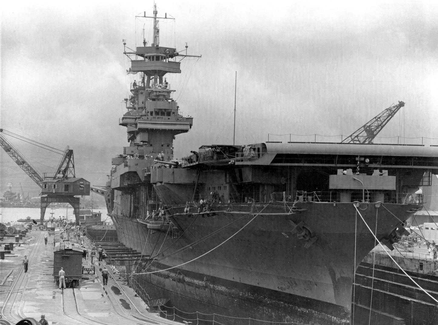 Uss Yorktown Ship Ww2 Wwii Glossy Poster Picture Photo Print Banner  Booma Prints