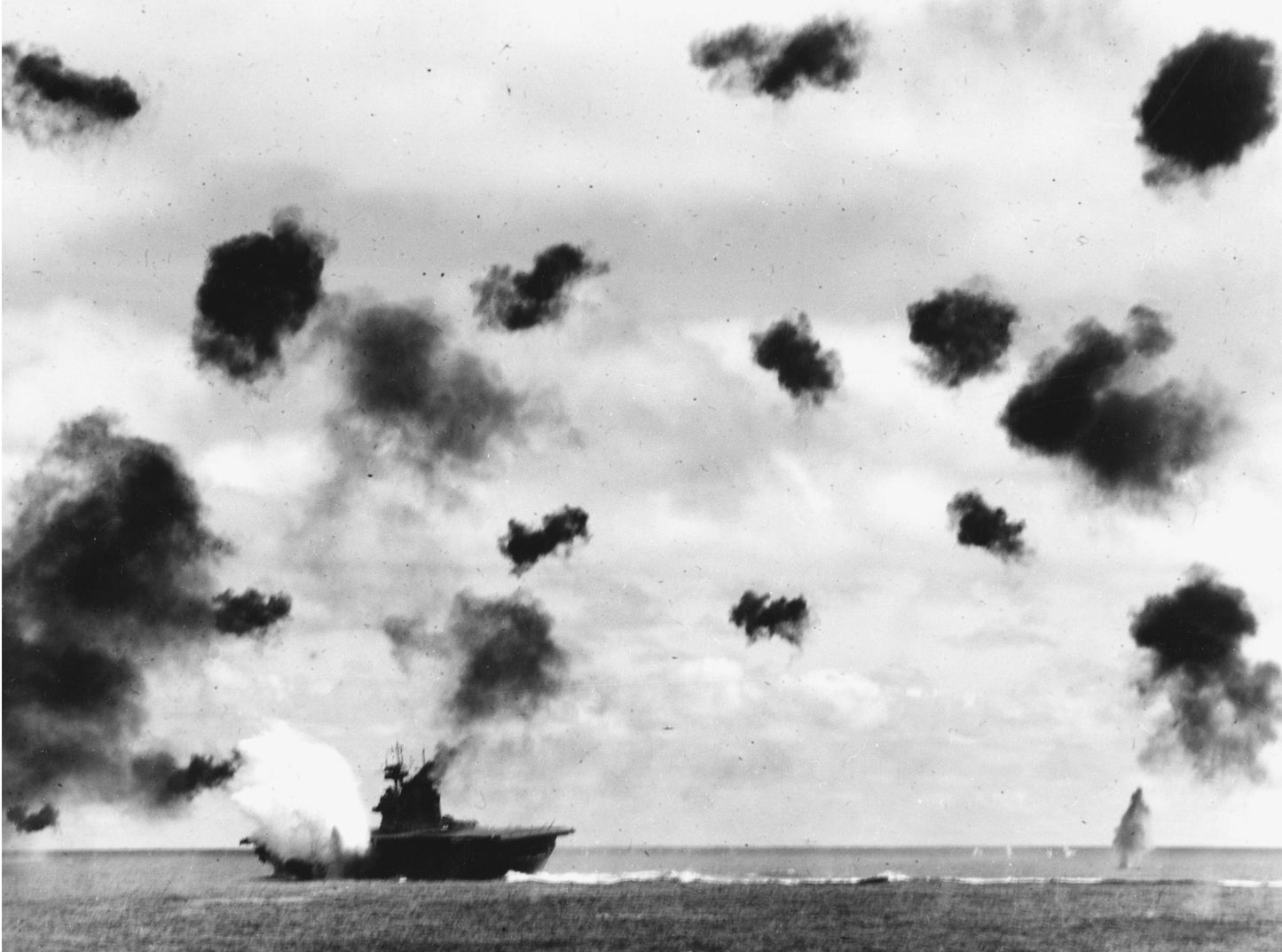 Battle Of Midway Uss Yorktown Torpedo Poster Picture Photo Print Banner  Booma Prints