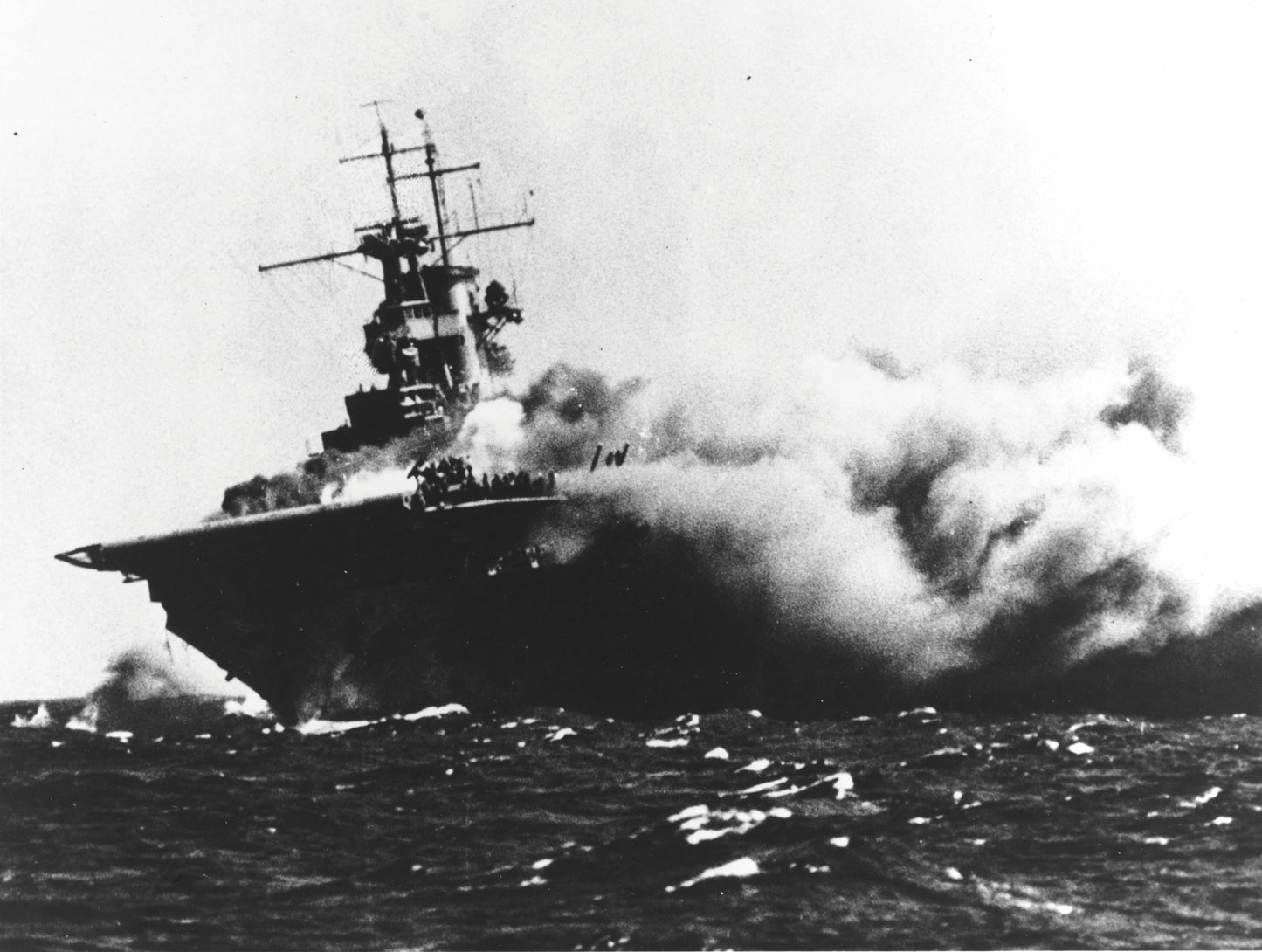 Battle Of Santa Cruz Islands Uss Wasp Poster Picture Photo Print Banner  Booma Prints