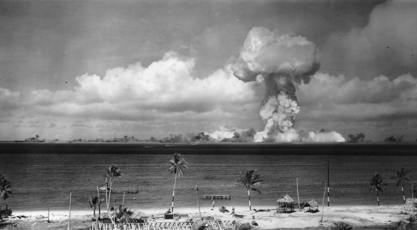 Bikini Atoll Nuclear Bomb Testing Glossy Poster Picture Photo Print Banner  Booma Prints