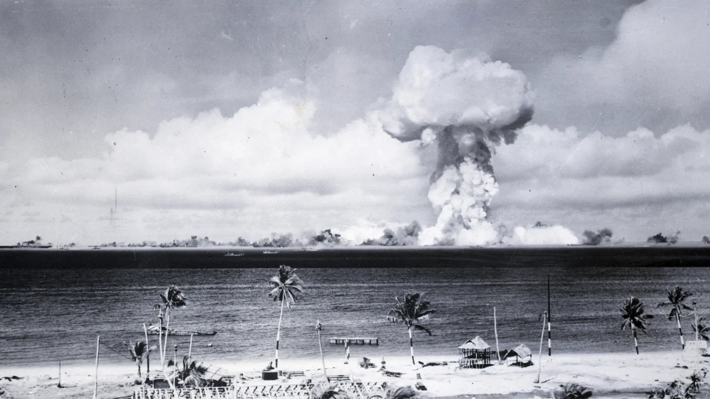 Bikini Atoll Atomic Bomb Test Glossy Poster Picture Photo Print Banner  Booma Prints
