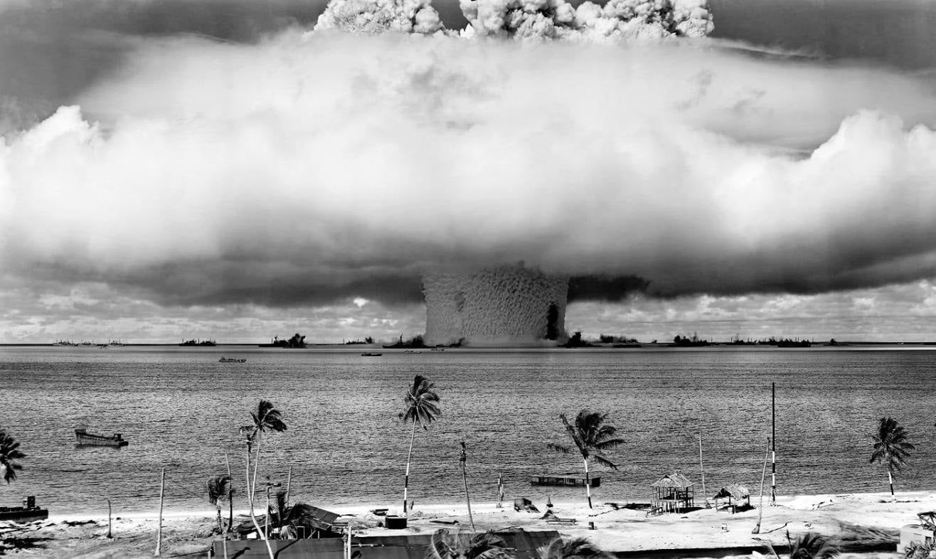 Bikini Atoll A Bomb Marhsall Islands Poster Picture Photo Print Banner  Booma Prints