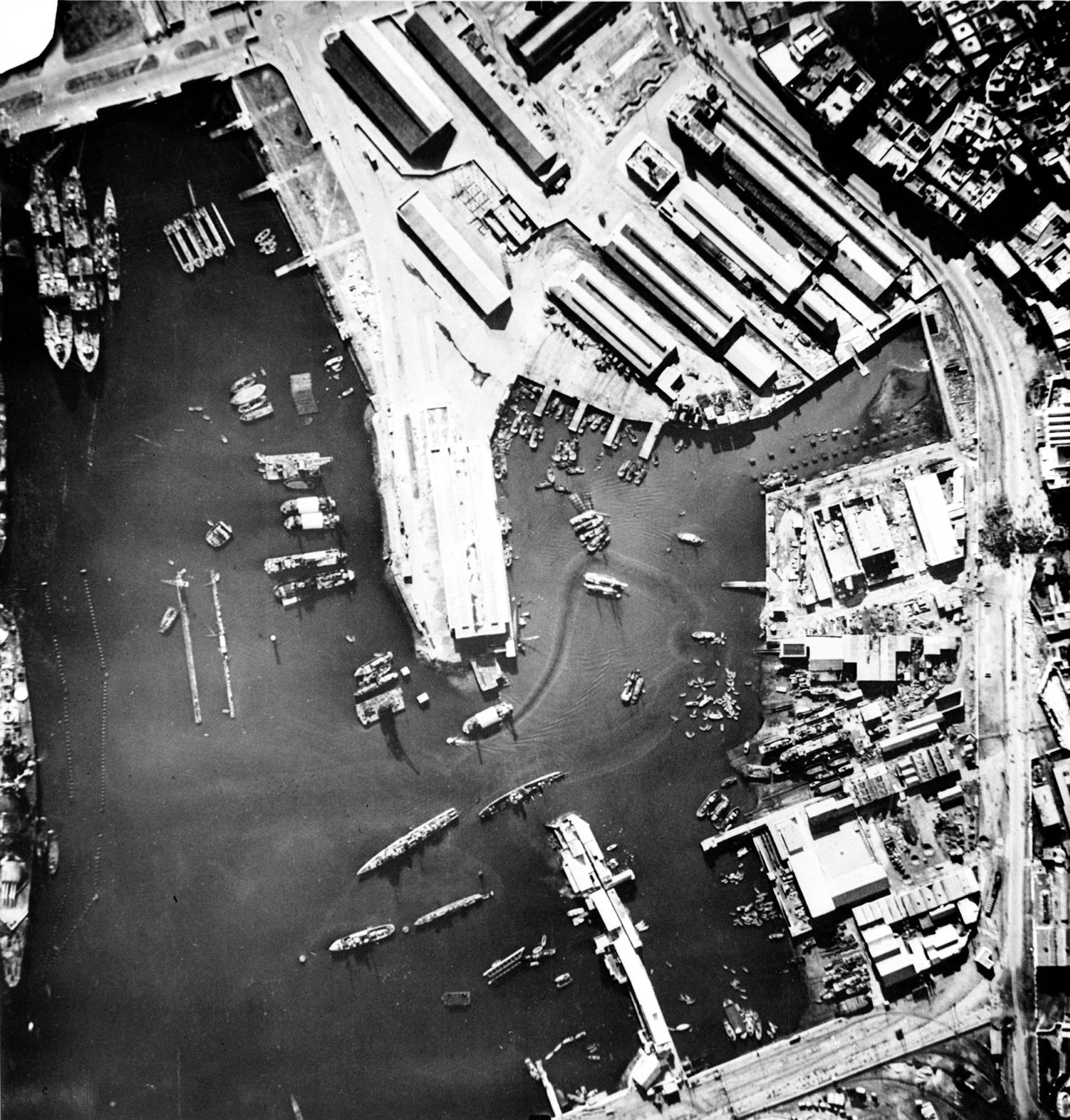 Naval Battle Of Casablanca Aerial Glossy Poster Picture Photo Print Banner  Booma Prints