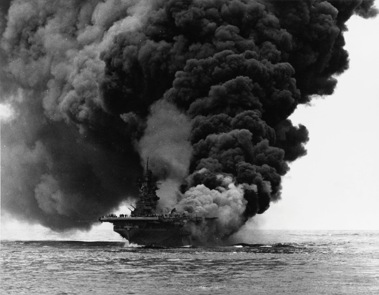 Operation Kikusui Uss Bunker Hill Fire Poster Picture Photo Print Banner  Booma Prints