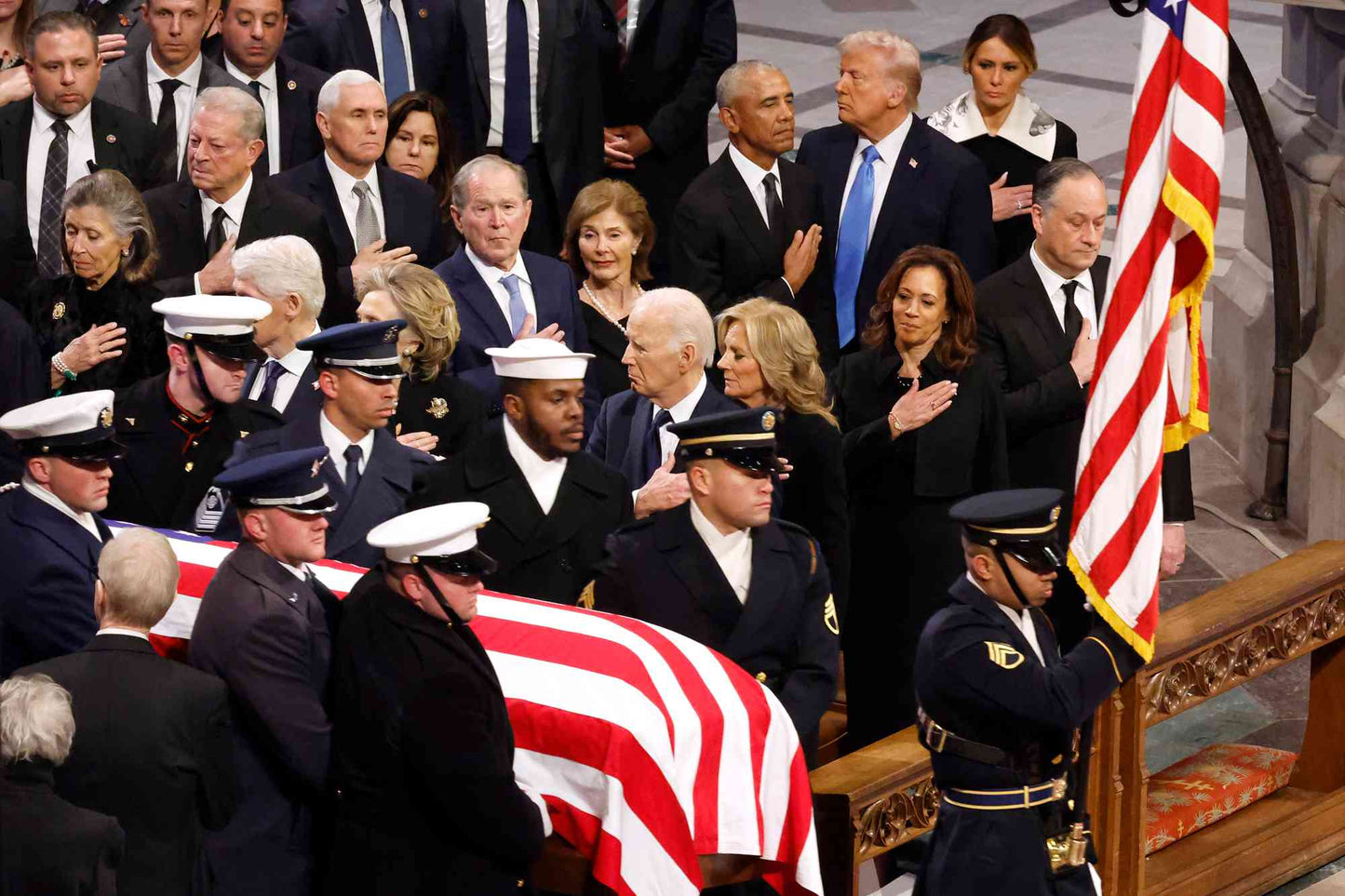 Carter Funeral Clinton Kamala Biden Poster Picture Photo Print Banner  Booma Prints