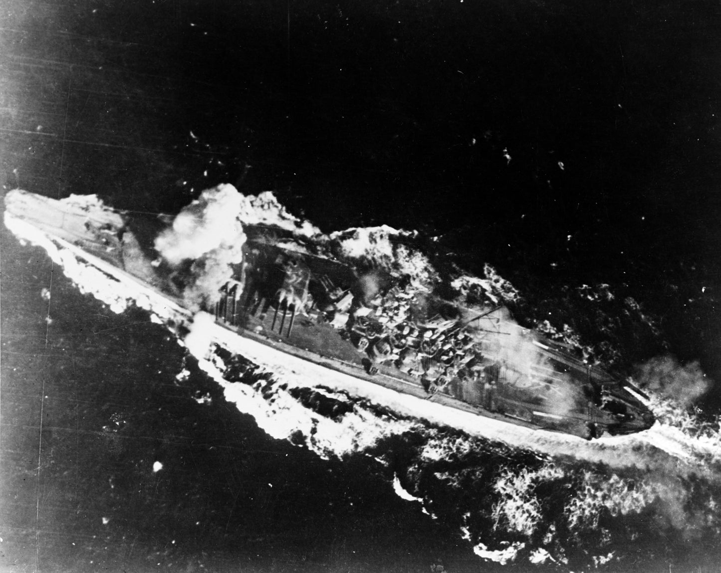 Bombed Yamato Battle Of Sibuyan Sea Poster Picture Photo Print Banner  Booma Prints