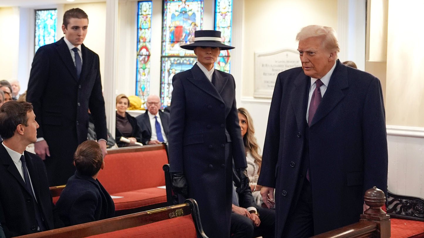 Trump Barron 2025 Inauguration Glossy Poster Picture Photo Print Banner  Booma Prints