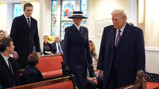Trump Barron 2025 Inauguration Glossy Poster Picture Photo Print Banner  Booma Prints