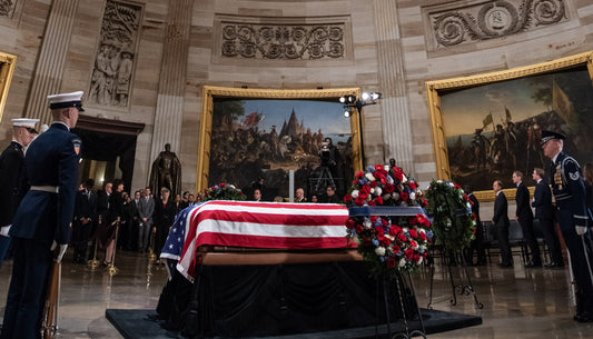George Bush Sr Casket Rotunda Glossy Poster Picture Photo Print Banner  Booma Prints