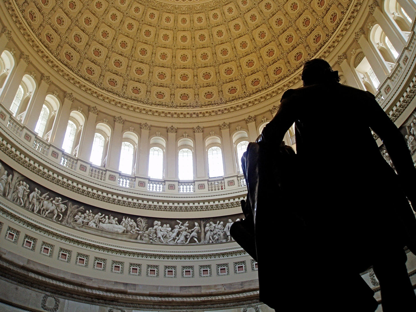 Capitol Rotunda Building Dome Interior Poster Picture Photo Print Banner  Booma Prints