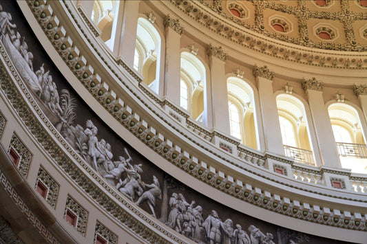 Capitol Rotunda Dome Interior Dc Poster Picture Photo Print Banner  Booma Prints