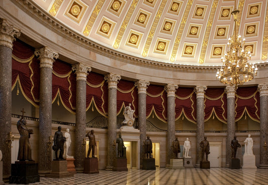Ntl Statuary Hall Us Capitol Building Dc Poster Picture Photo Print Banner  Booma Prints
