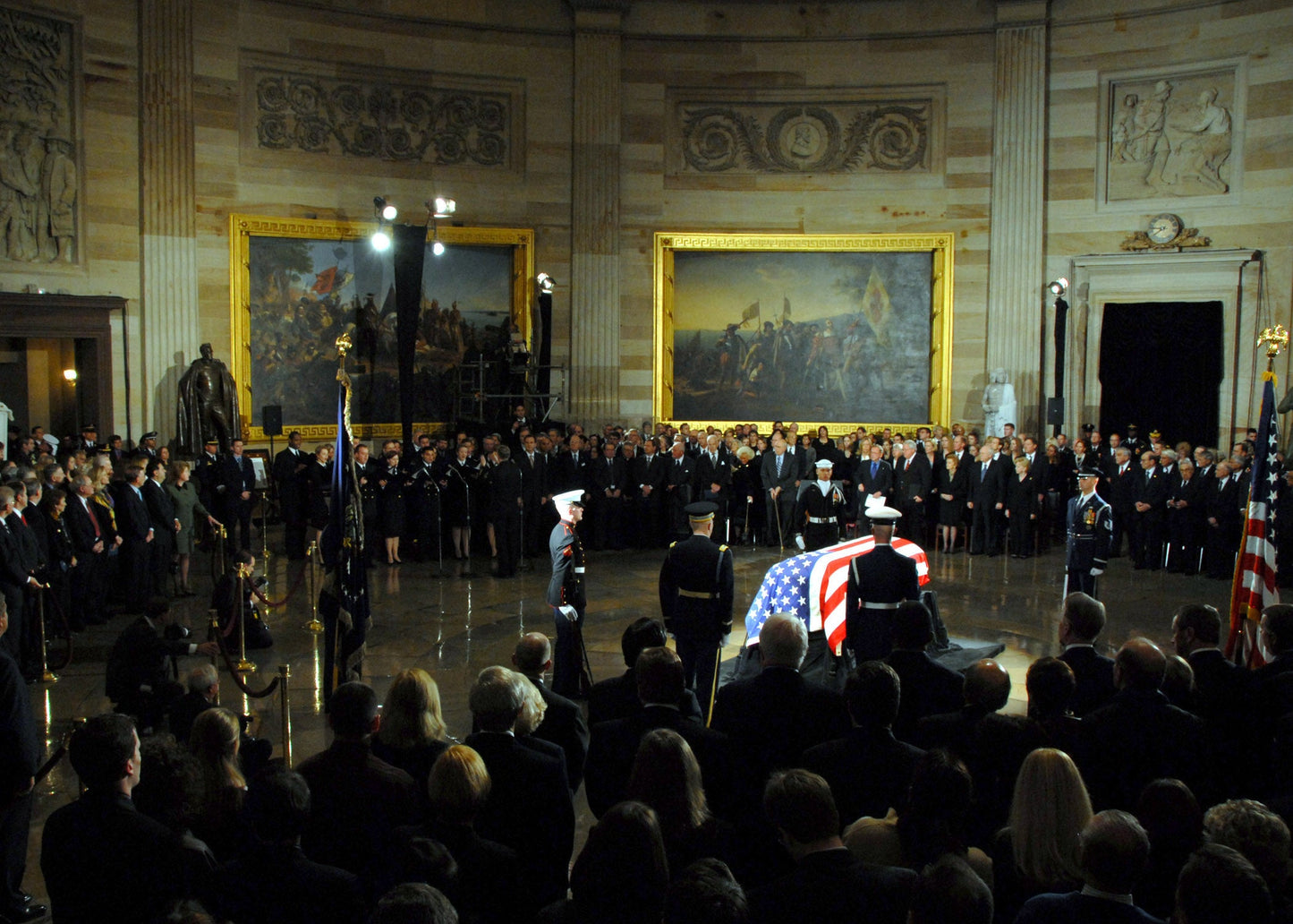 Gerald Ford Casket Rotunda Glossy Poster Picture Photo Print Banner  Booma Prints