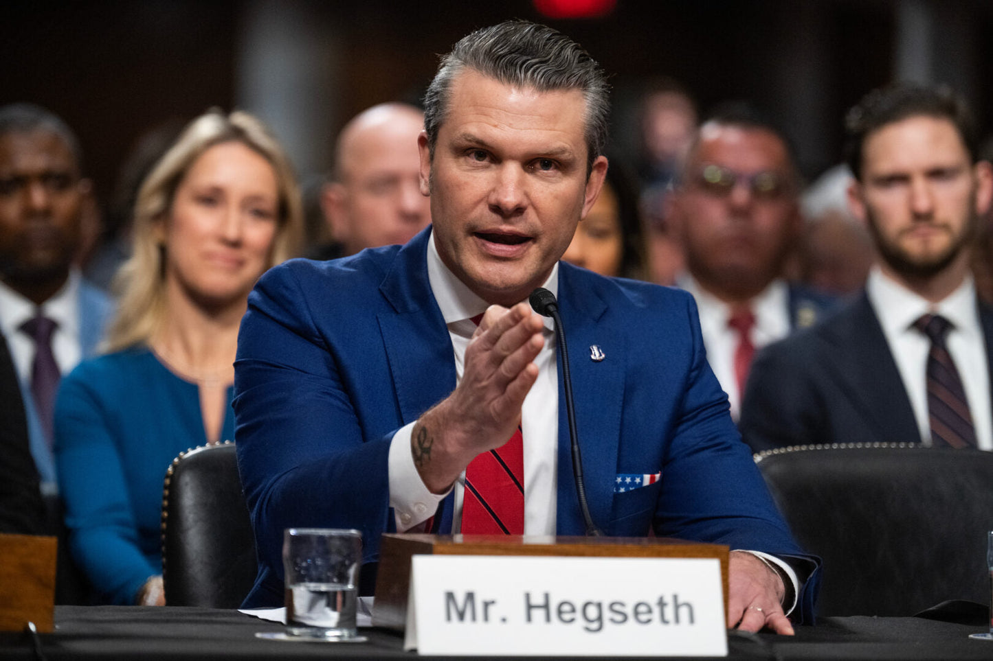 Pete Hegseth Senate Address Glossy Poster Picture Photo Print Banner  Booma Prints