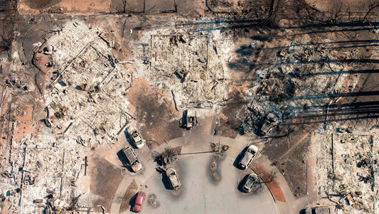 California Wildfires Burned Homes Poster Picture Photo Print Banner  Booma Prints