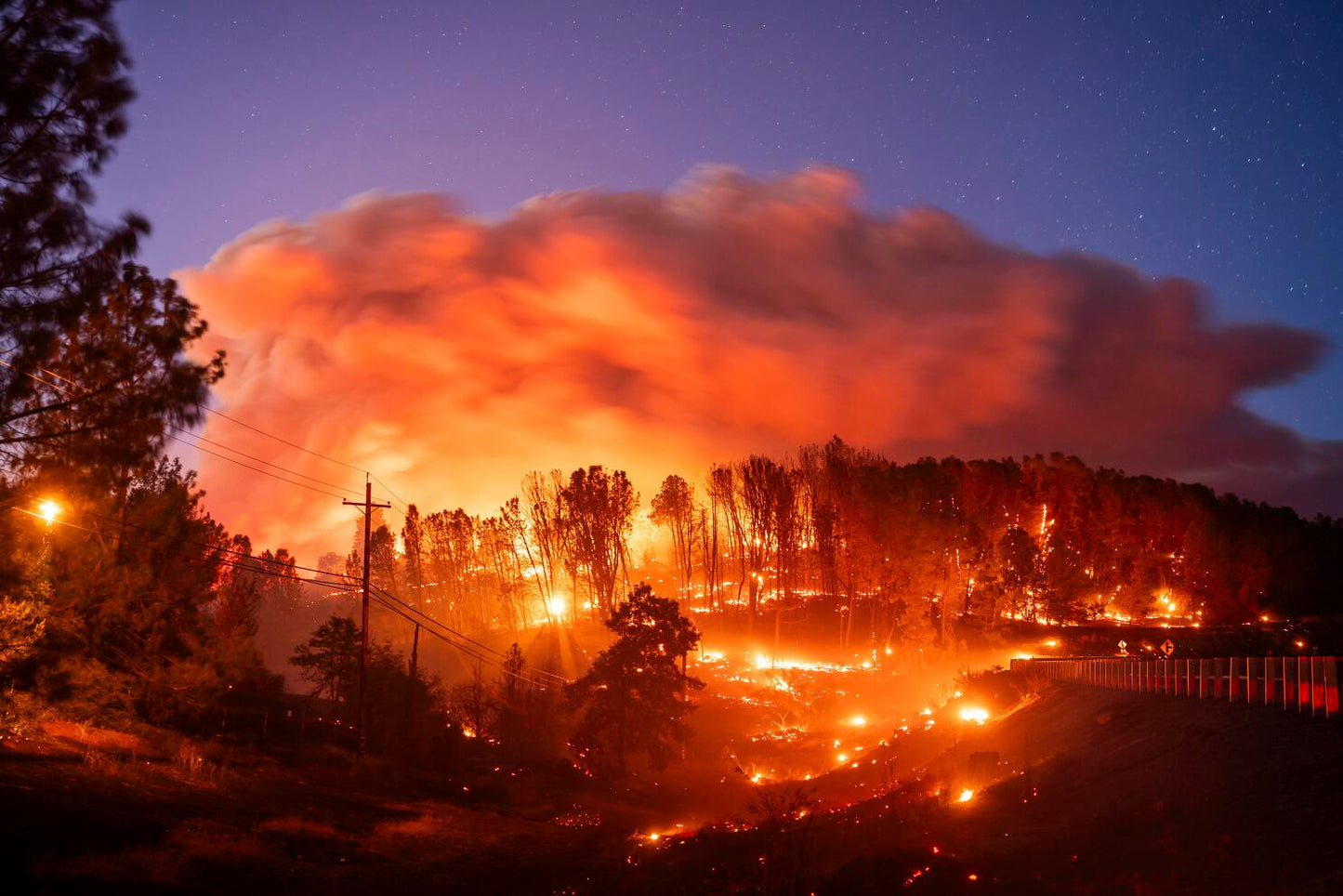 California Wildfires 2025 Smoke Cloud Poster Picture Photo Print Banner  Booma Prints