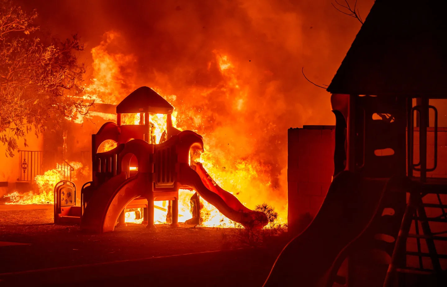 California Wildfires 2025 Playset Glossy Poster Picture Photo Print Banner  Booma Prints