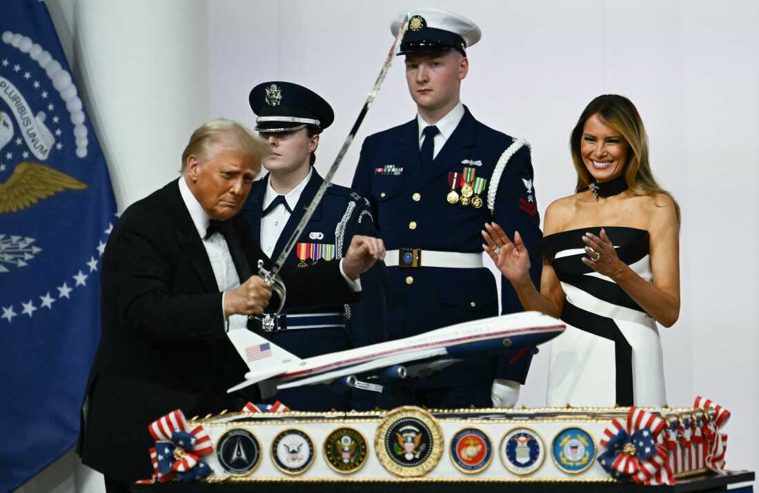 Trump Sword Inauguration Ball Cake Poster Picture Photo Print Banner  Booma Prints