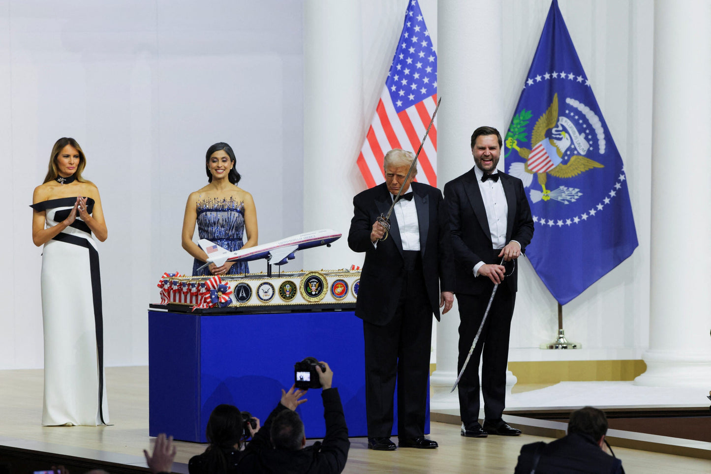 Melania Trump Sword Inauguration Cake Poster Picture Photo Print Banner  Booma Prints