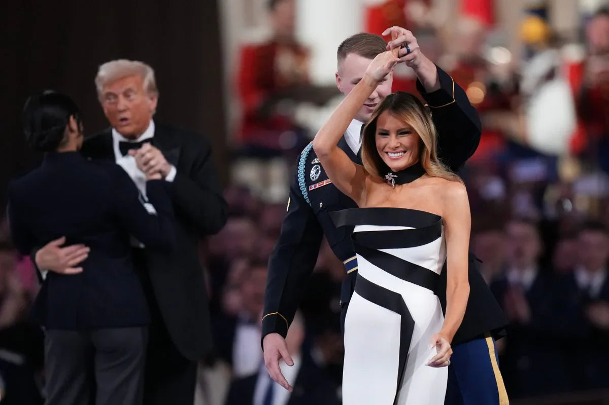 Melania Trump Soldier Dance Ball Poster Picture Photo Print Banner  Booma Prints