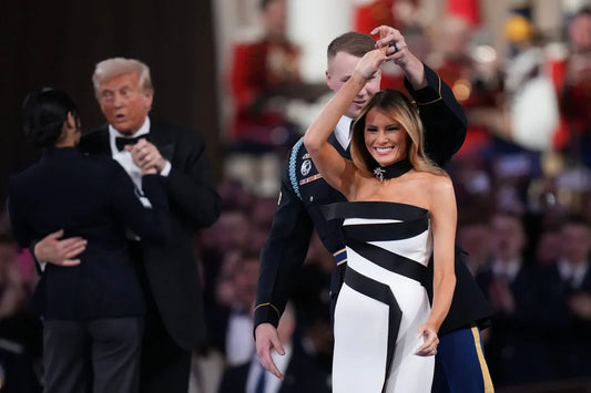 Melania Trump Soldier Dance Ball Poster Picture Photo Print Banner  Booma Prints
