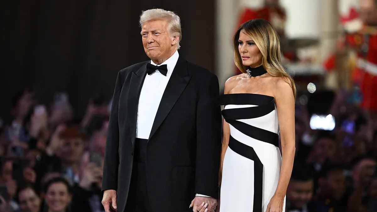 Pres Trump Melania Ball 2025 Glossy Poster Picture Photo Print Banner  Booma Prints