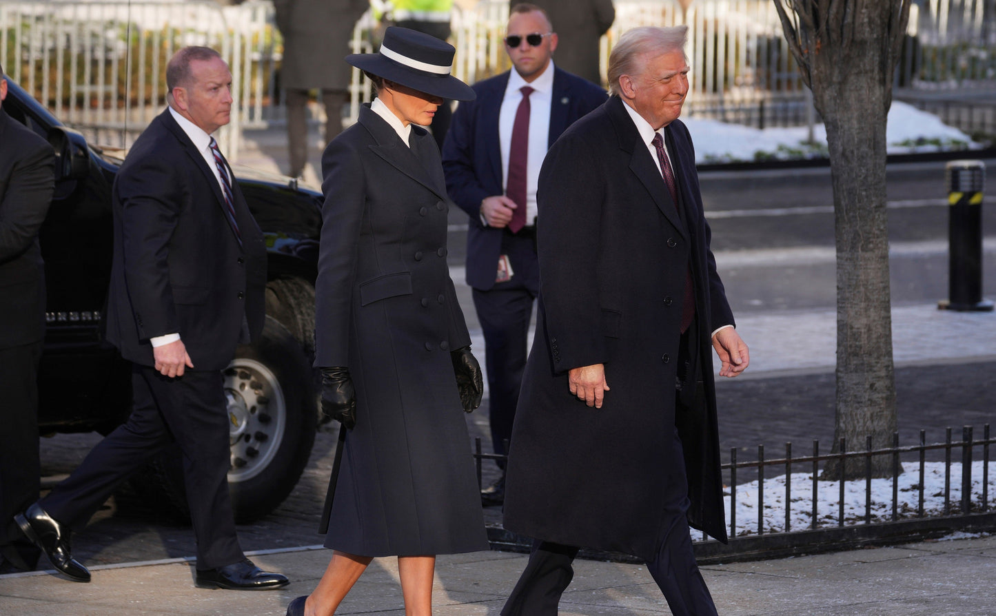 Trump Melania Outside Inauguration Poster Picture Photo Print Banner  Booma Prints