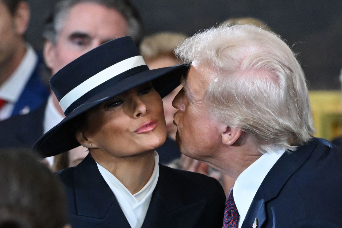 Trump Kissing Melania Inauguration 2025 Poster Picture Photo Print Banner  Booma Prints