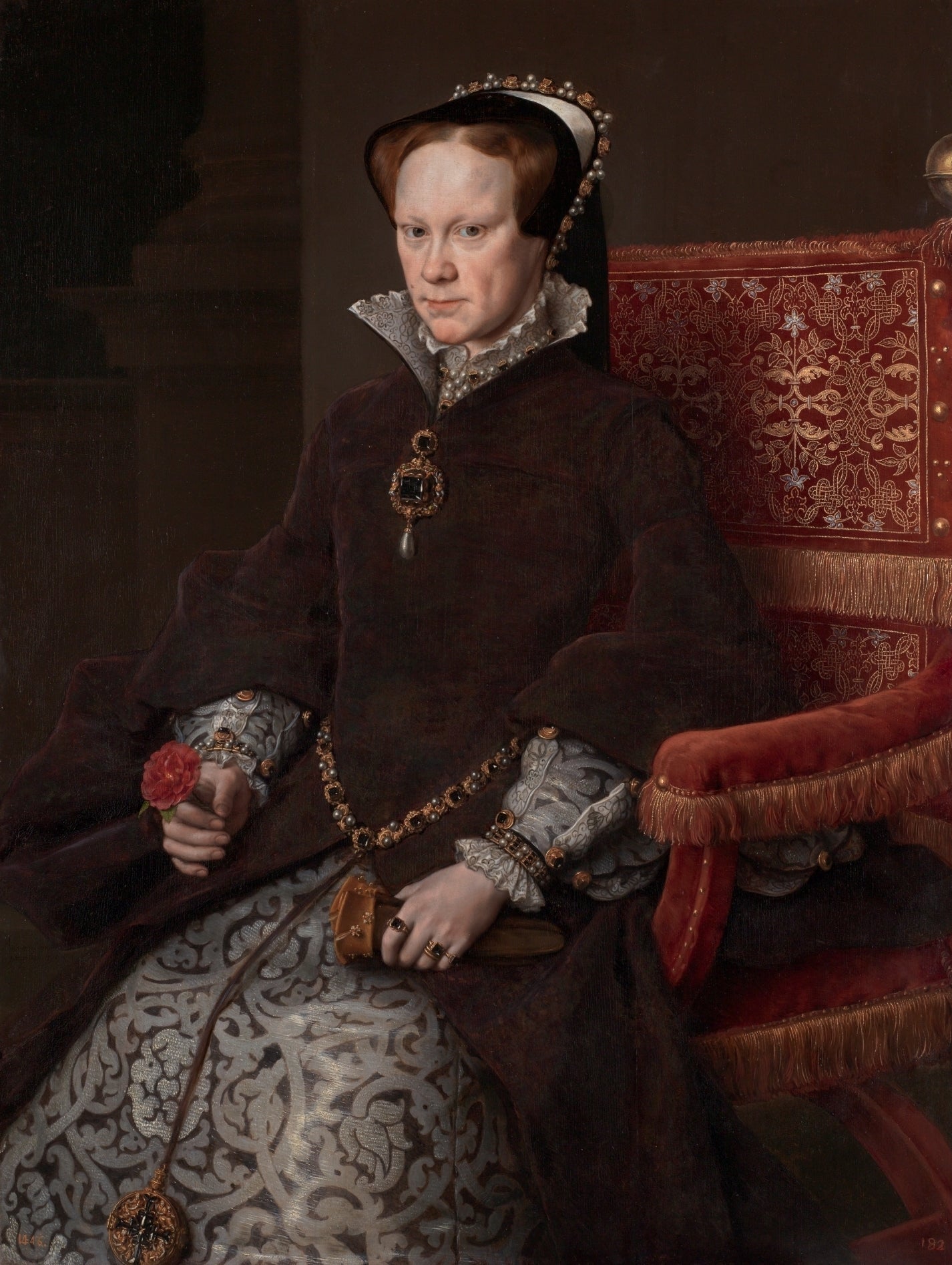 Queen Mary Tudor Portrait Glossy Poster Picture Photo Print Banner  Booma Prints