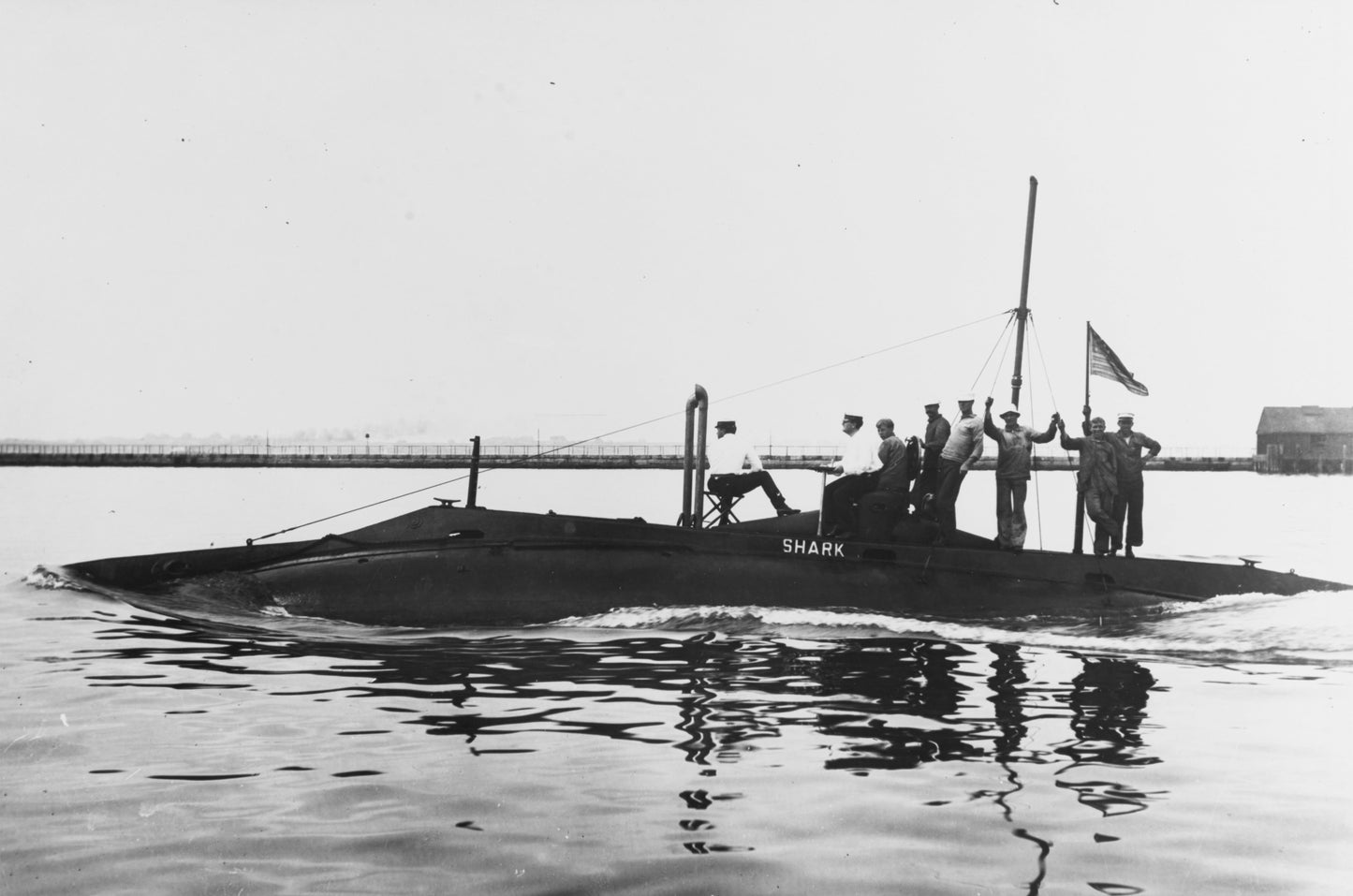 Uss Shark Ss-8 Navy Submarine Glossy Poster Picture Photo Print Banner  Booma Prints