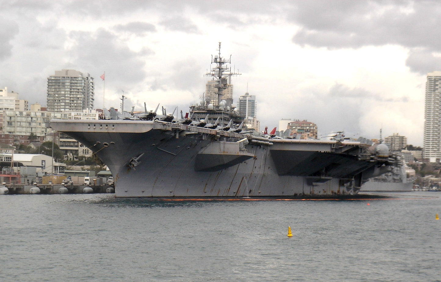 Uss Kitty Hawk Navy Ship Sydney Glossy Poster Picture Photo Print Banner  Booma Prints