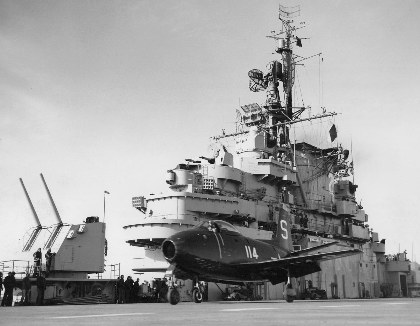 North American Fj-1 Fury Uss Boxer Poster Picture Photo Print Banner  Booma Prints