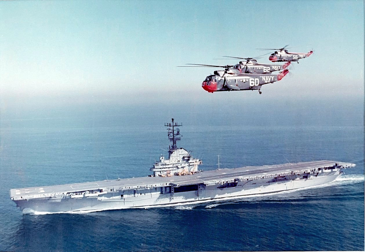 Sh-3A Sea Kings Uss Kearsarge Glossy Poster Picture Photo Print Banner  Booma Prints
