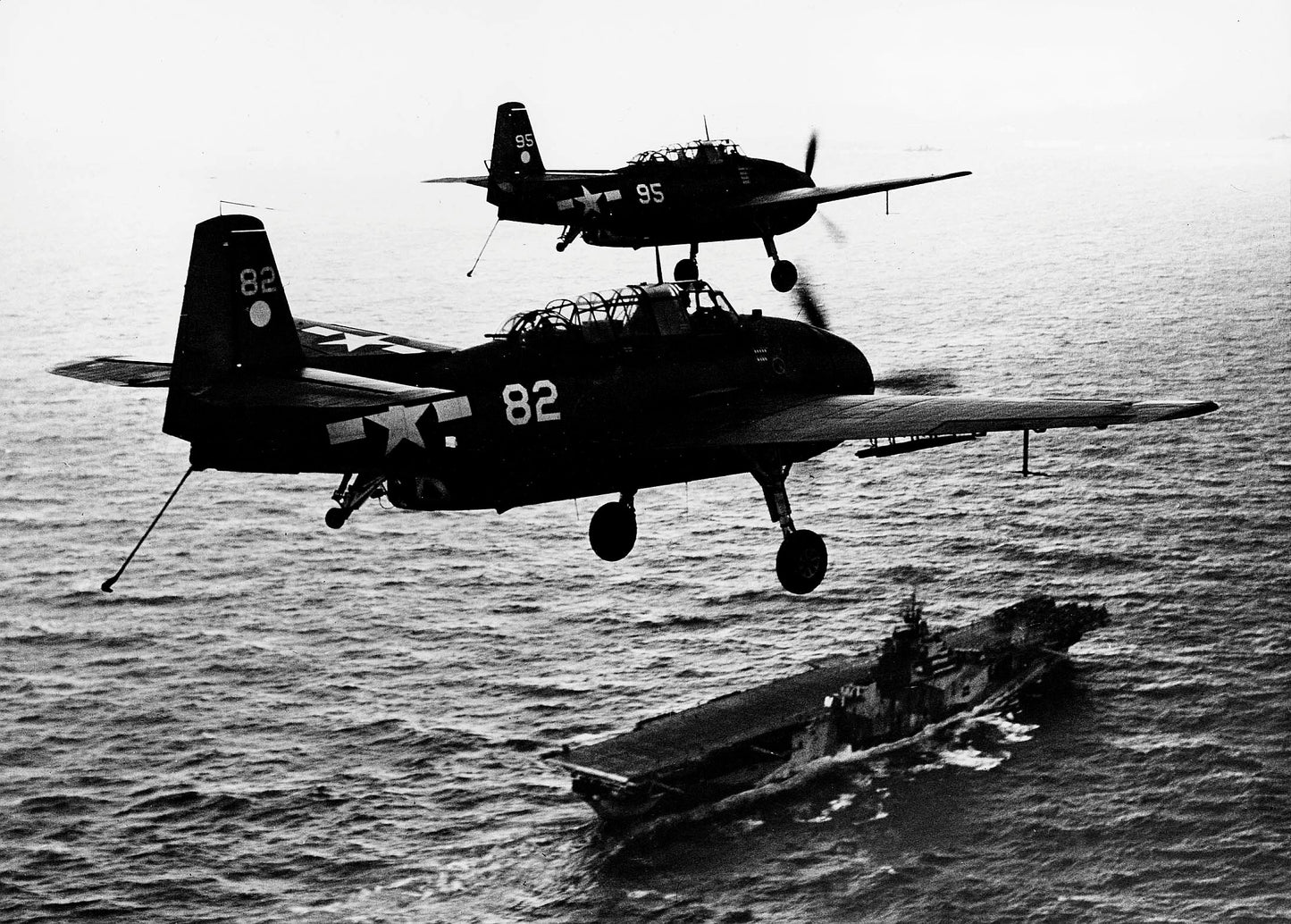 Tbf Avengers Of Vt-2 Uss Hornet Glossy Poster Picture Photo Print Banner  Booma Prints