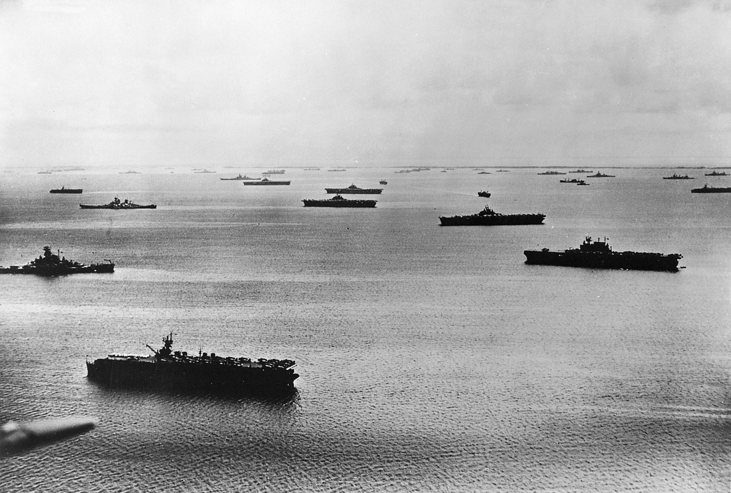 Uss Fleet Majuro Atoll 1944 Glossy Poster Picture Photo Print Banner  Booma Prints