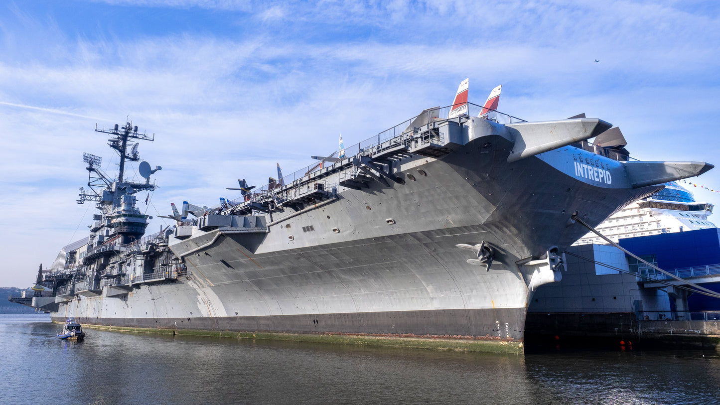 Uss Intrepid Cv-11 Museum Navy Ship Poster Picture Photo Print Banner  Booma Prints