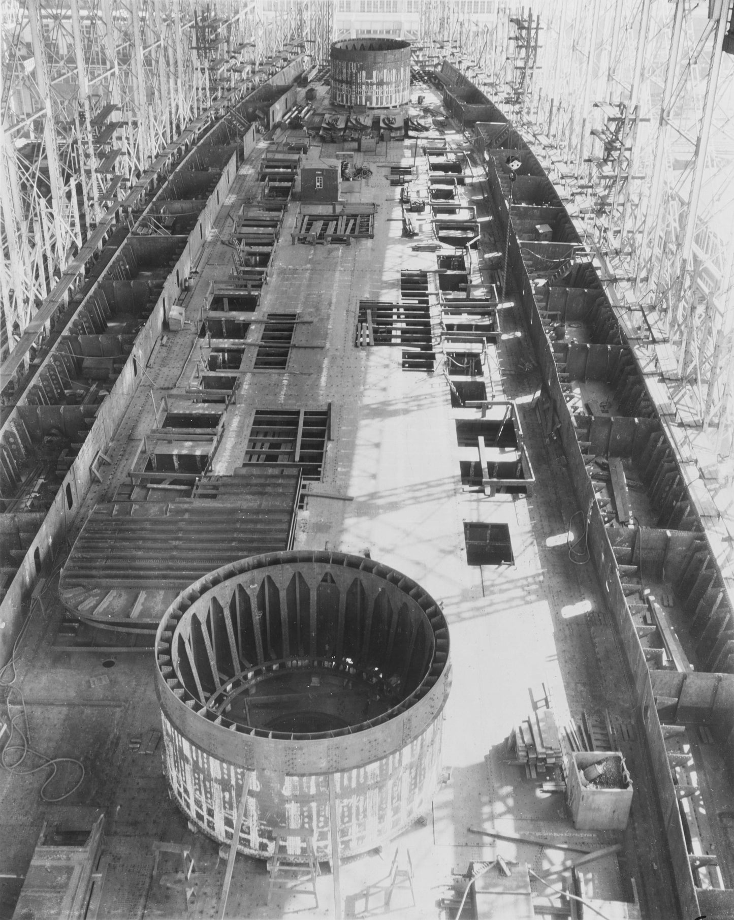 Uss Saratoga Cv-3 Ship Construction Navy Poster Picture Photo Print Banner  Booma Prints