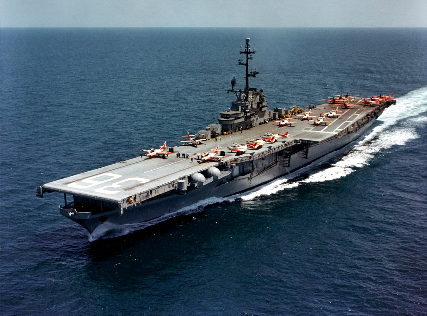Uss Antietam Cvs-36 Aircraft Carrier Poster Picture Photo Print Banner  Booma Prints