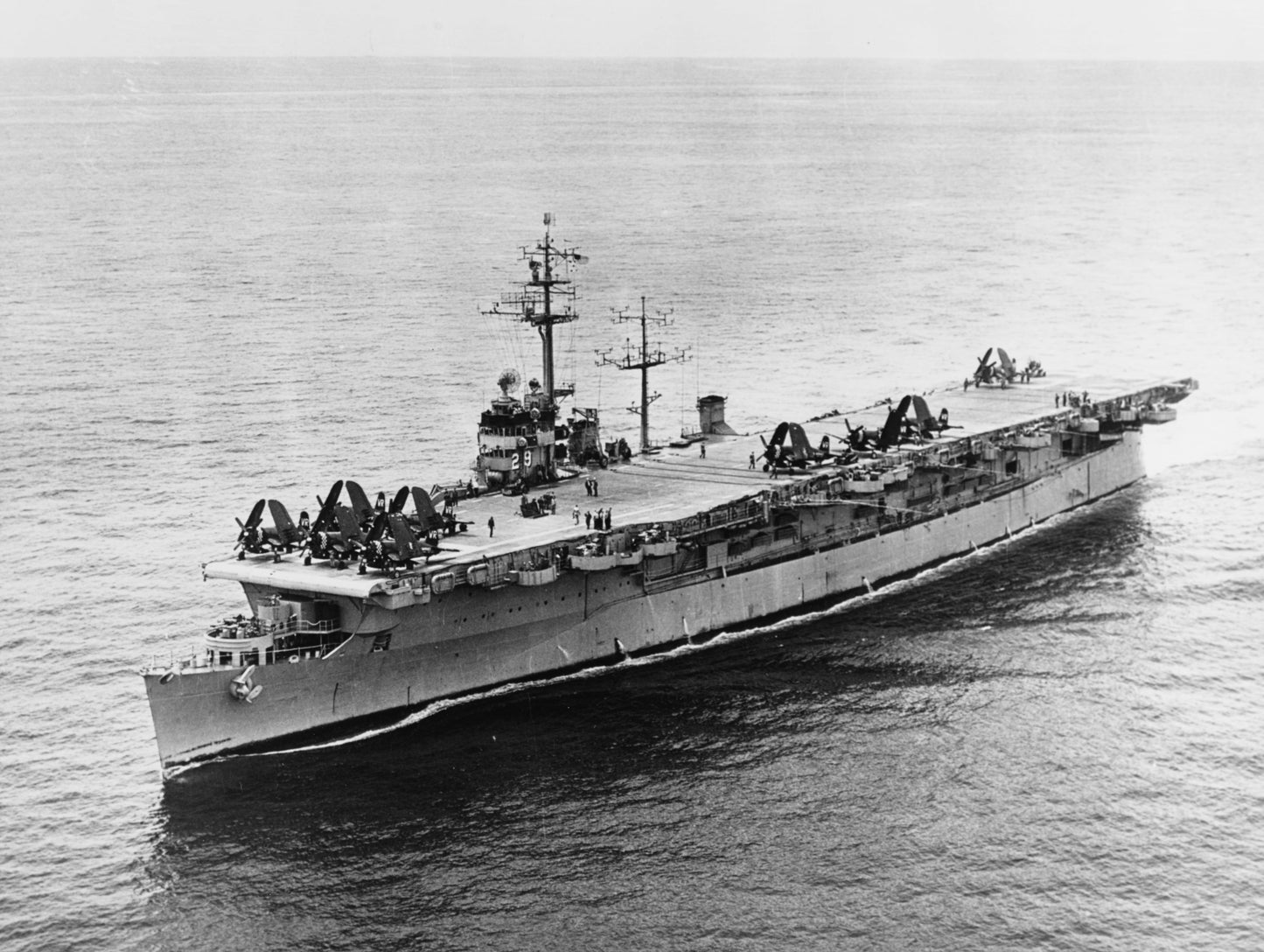 Uss Bataan Ship At Sea 1952 Glossy Poster Picture Photo Print Banner  Booma Prints