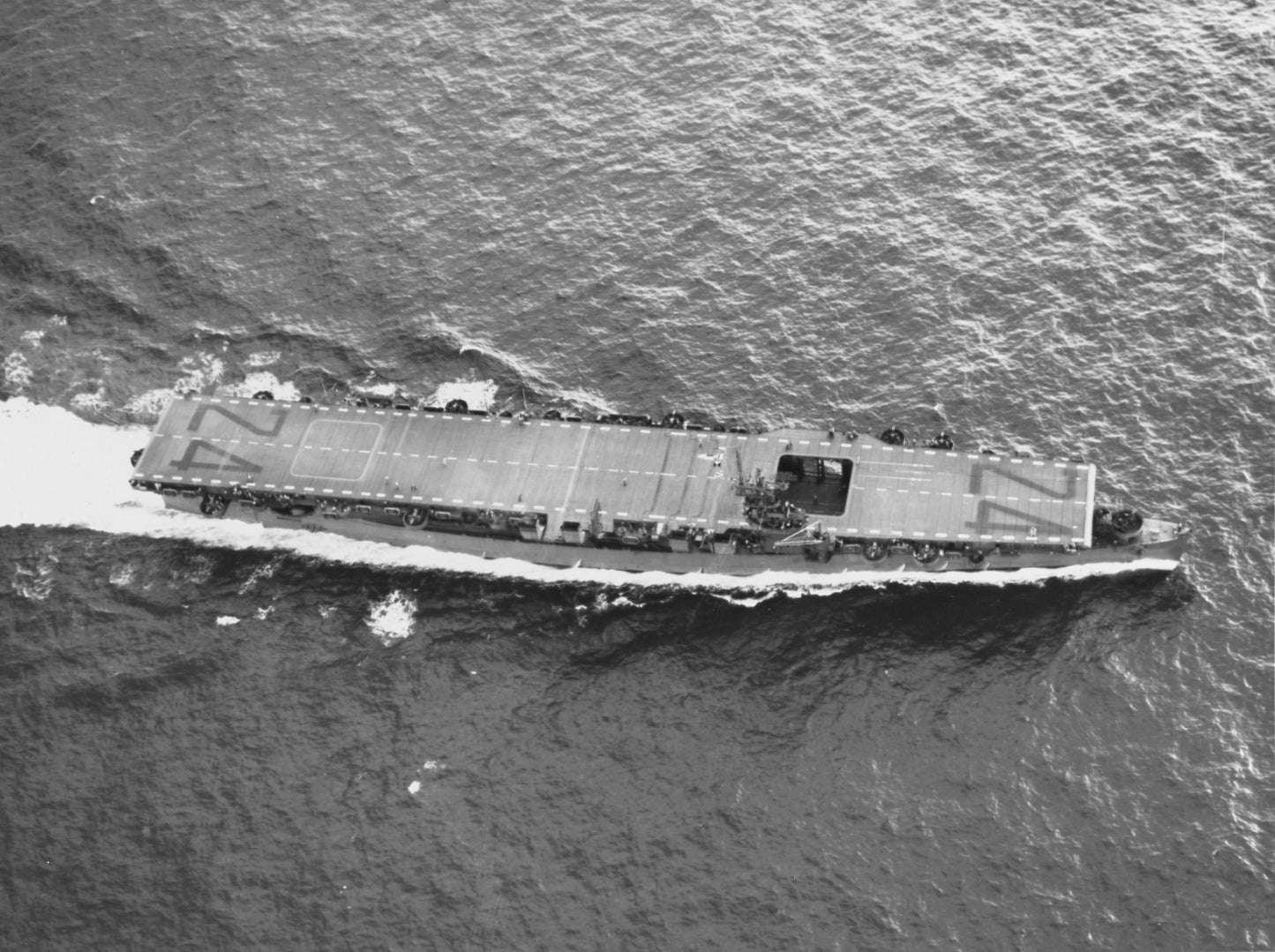 Uss Belleau Cvl-24 Aerial View 1943 Poster Picture Photo Print Banner  Booma Prints