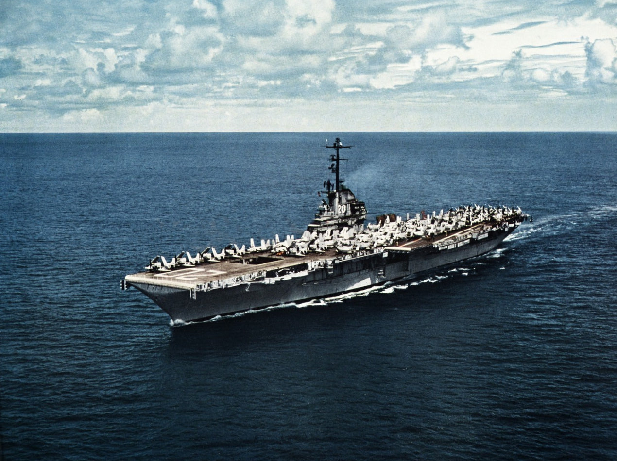 Uss Bennington Cva-20 1958 Ship Glossy Poster Picture Photo Print Banner  Booma Prints